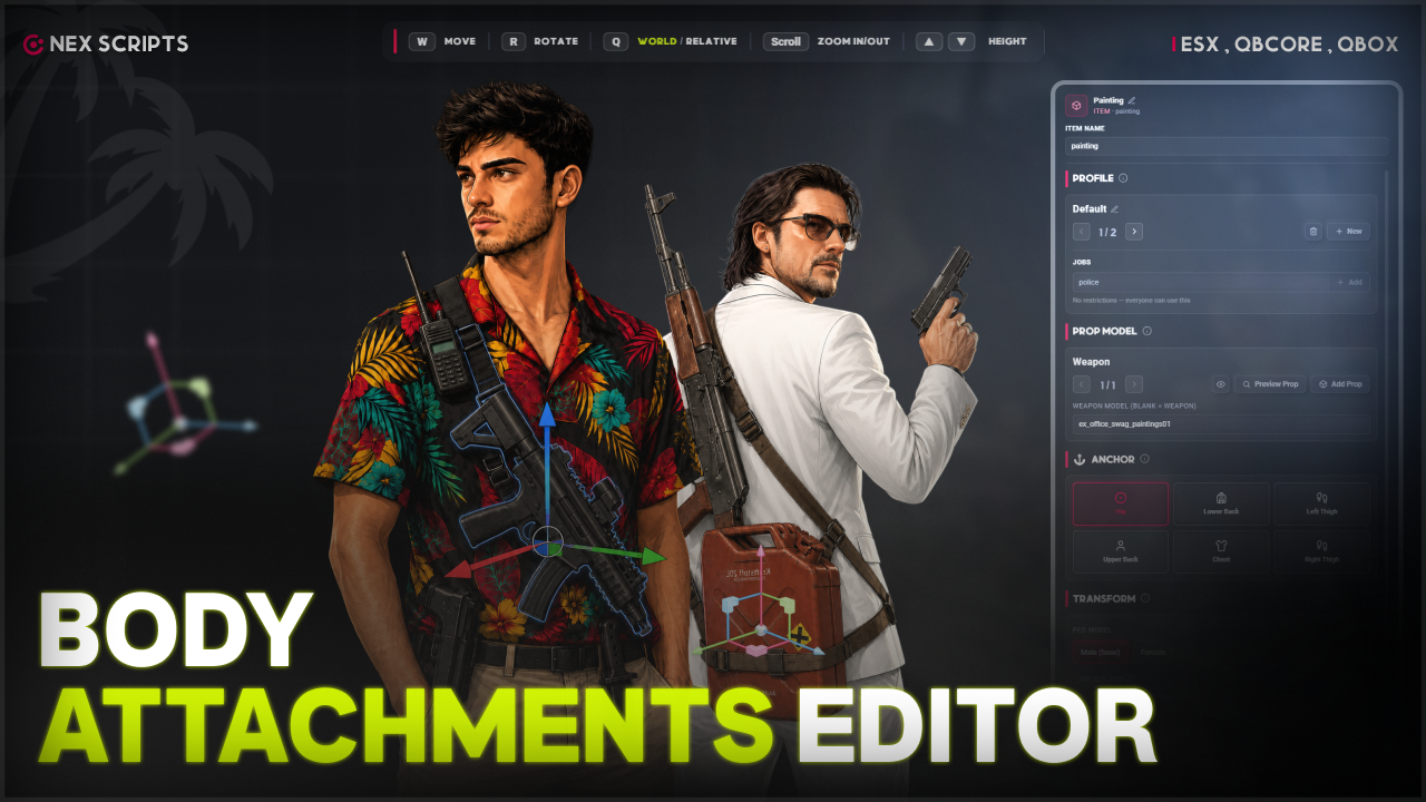 Body Attachments Editor