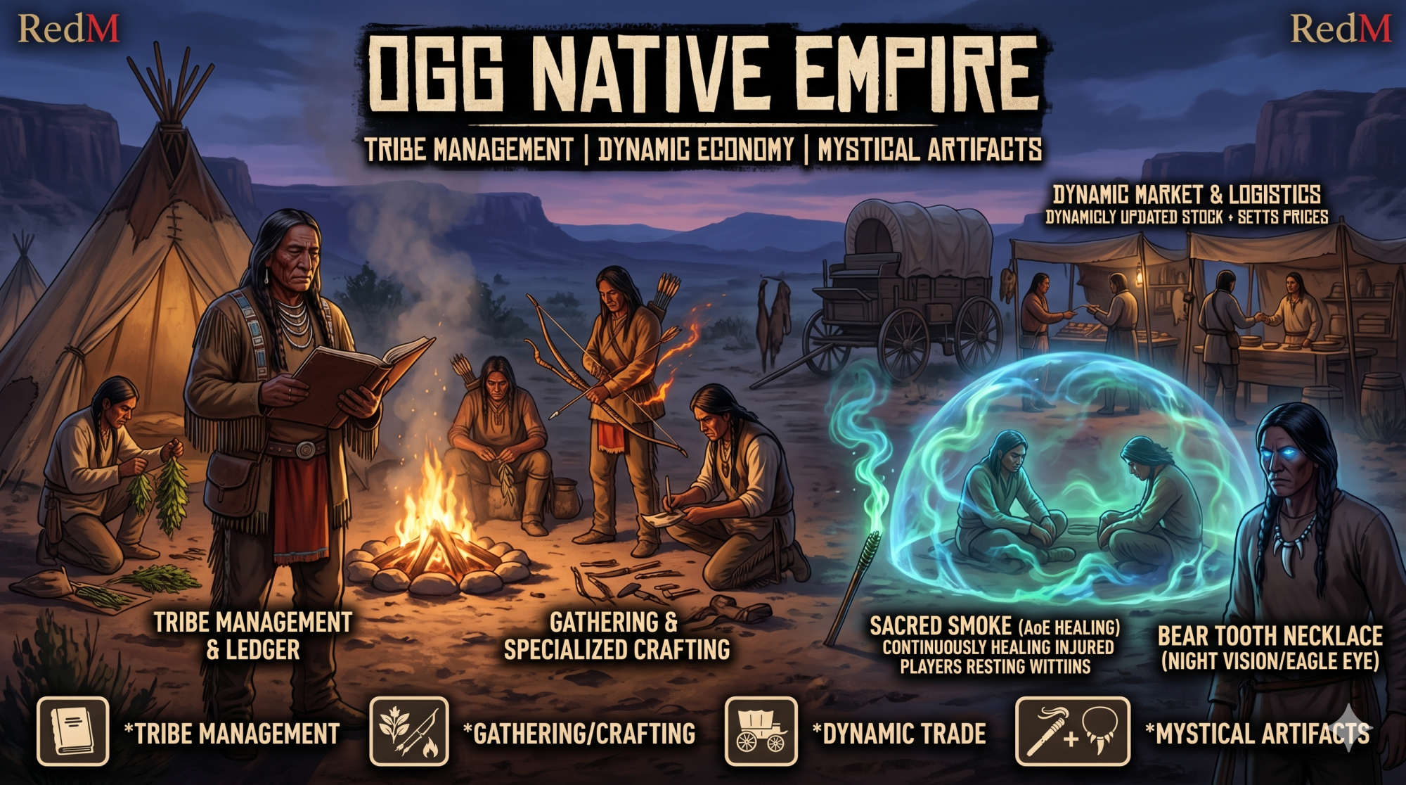OGG Native EMPIRE - The Ultimate Tribe Management & Crafting System!