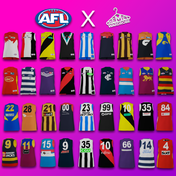 FREE AFL Jersey Package (All 2023 teams!)