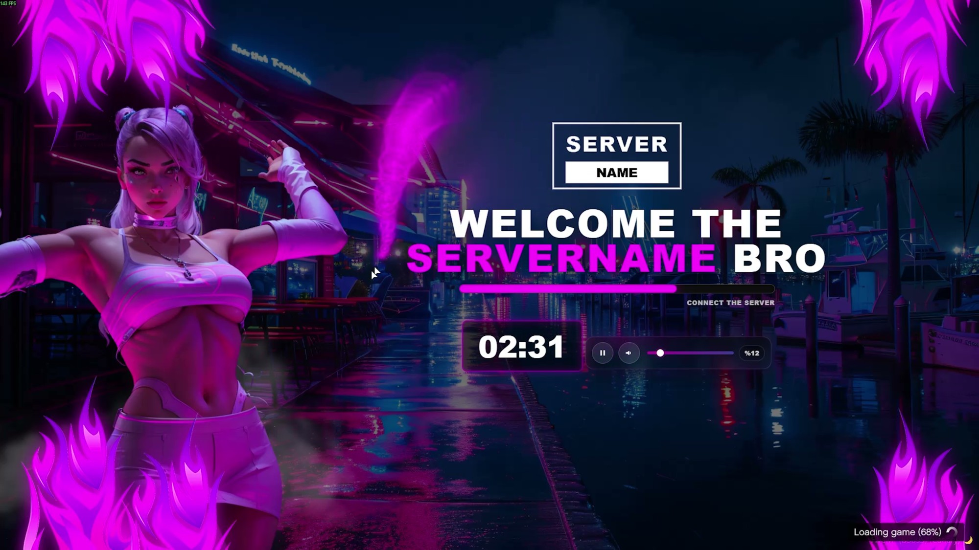 Loading Screen Pink Pack