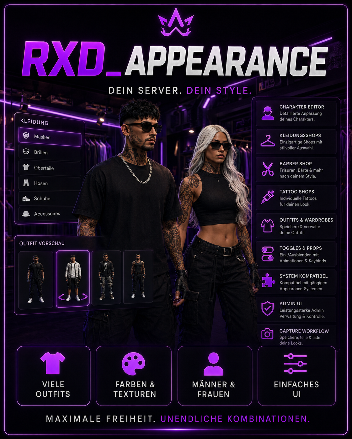 RXD Appearance