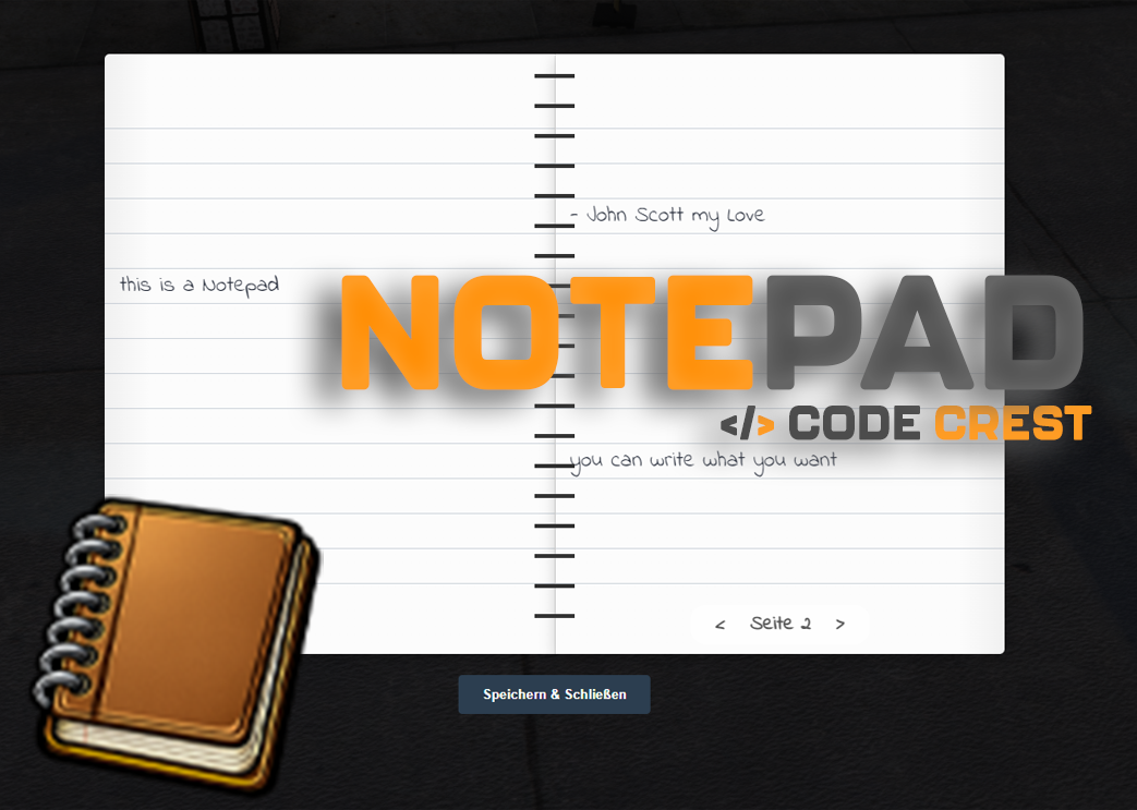 [QB/ESX] Notepad