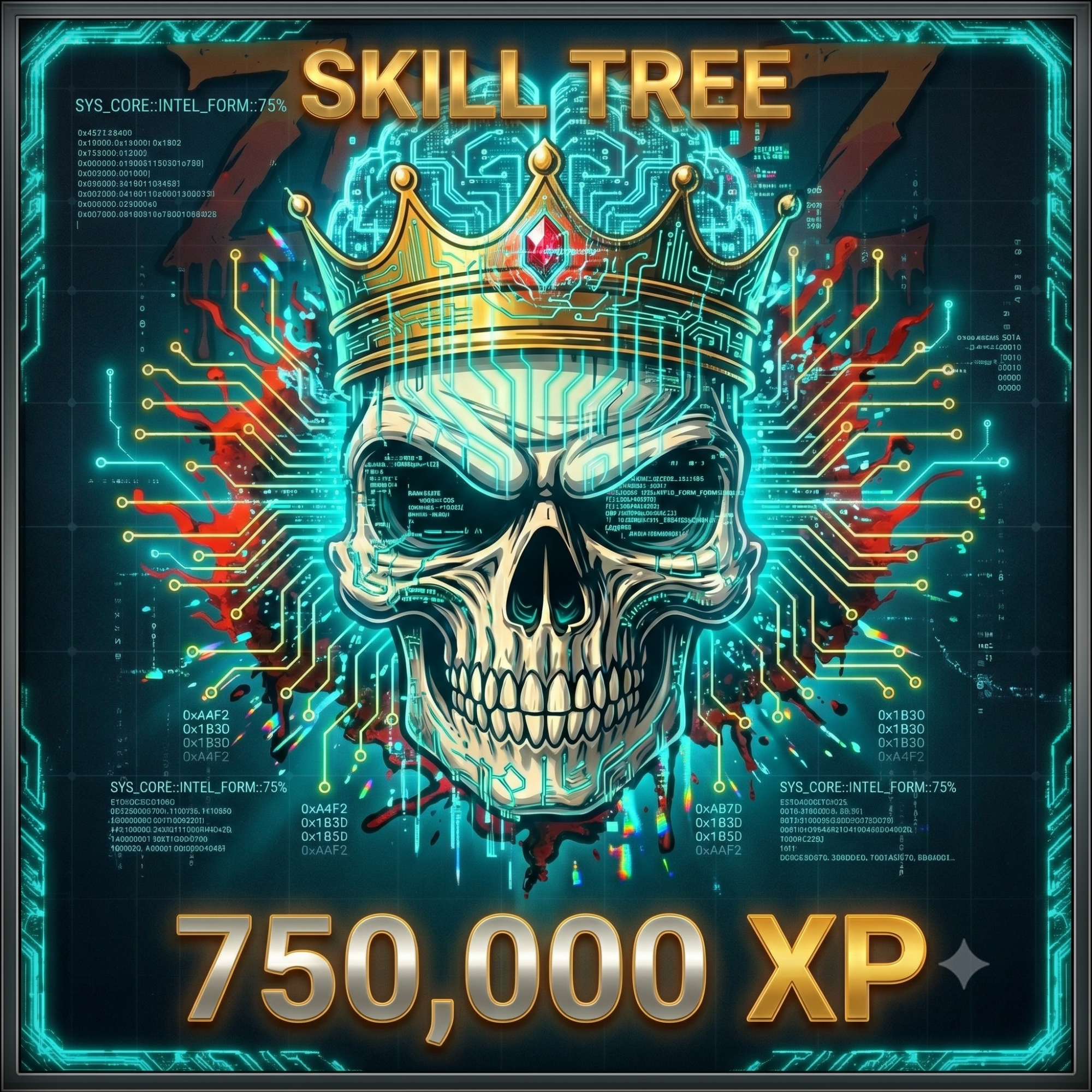 750,000 XP