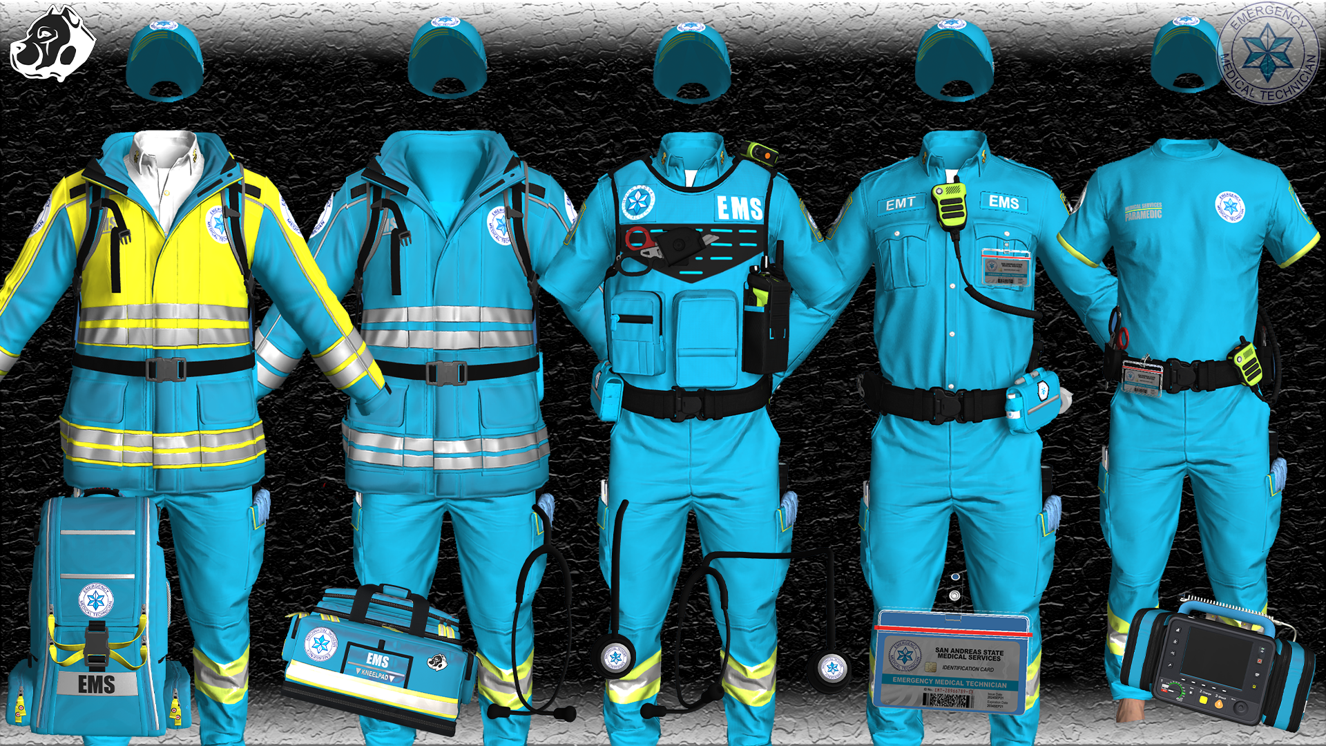 Ocean Medical Uniform Mega Bundle 2 | FiveM Clothing