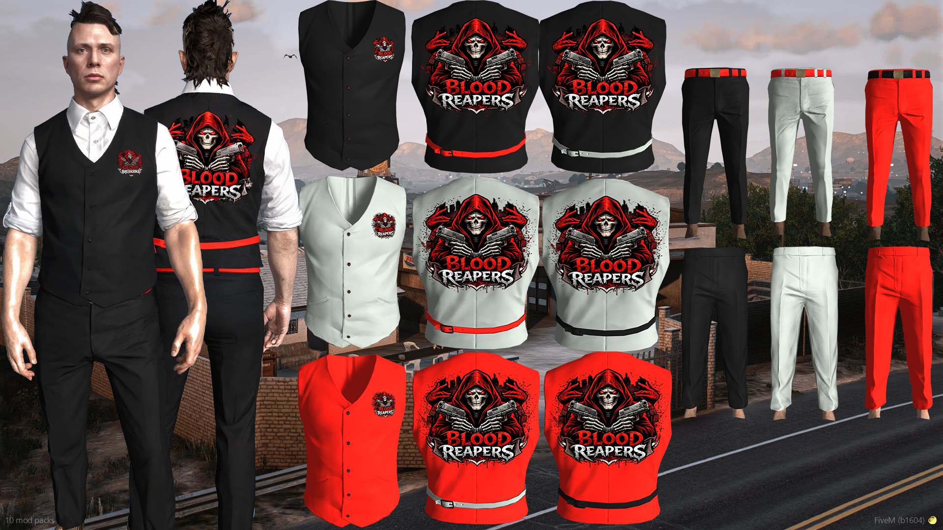 Blood Reapers Waist Coats [Male and Female]