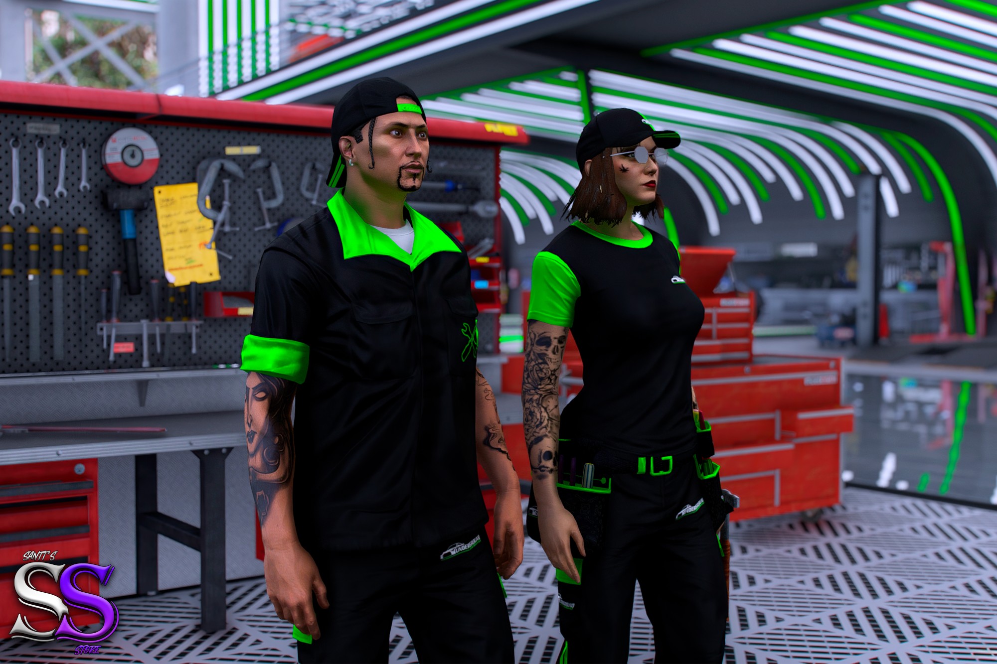 Underground Mechanic Clothing Pack