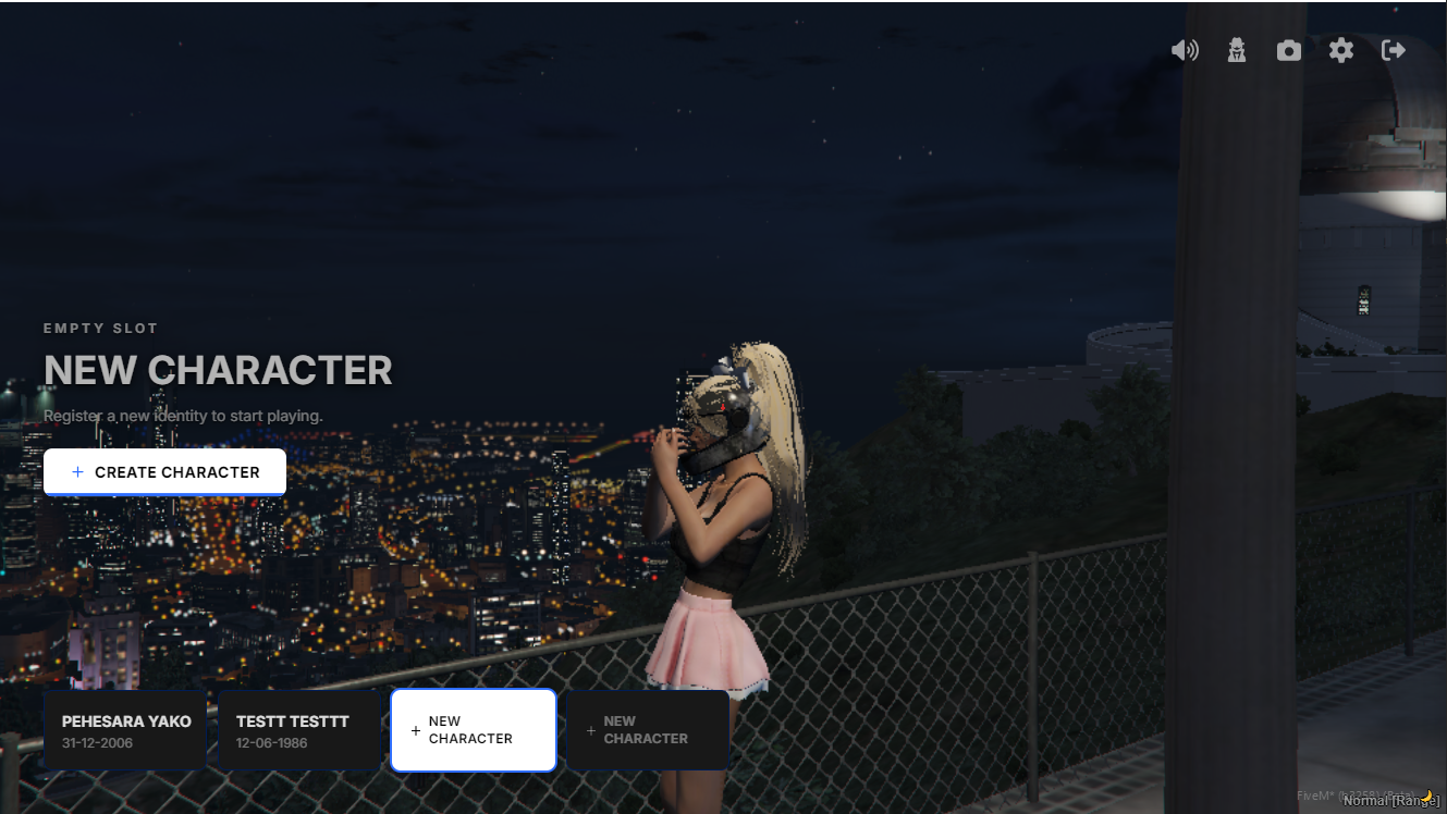 Characters With Admin Panel