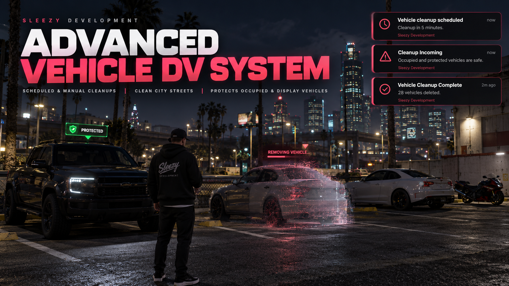 Sleezy Development • Advanced Vehicle DV System (ESX, QBCore, Qbox, & Standalone)