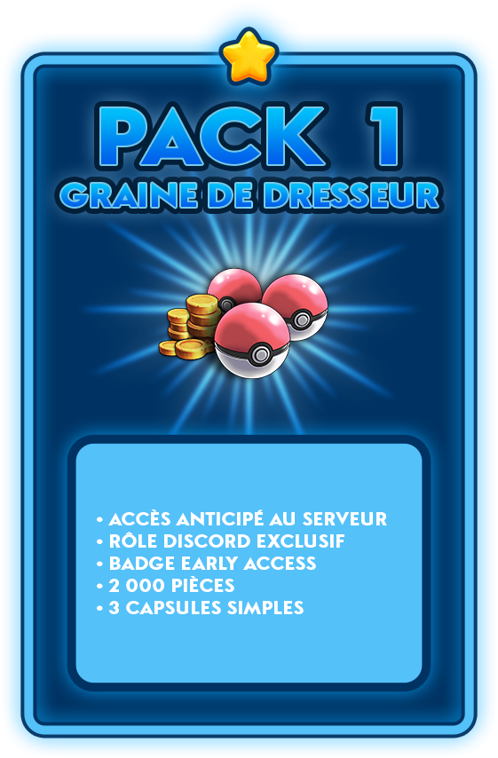 Pack Graine de Dresseur