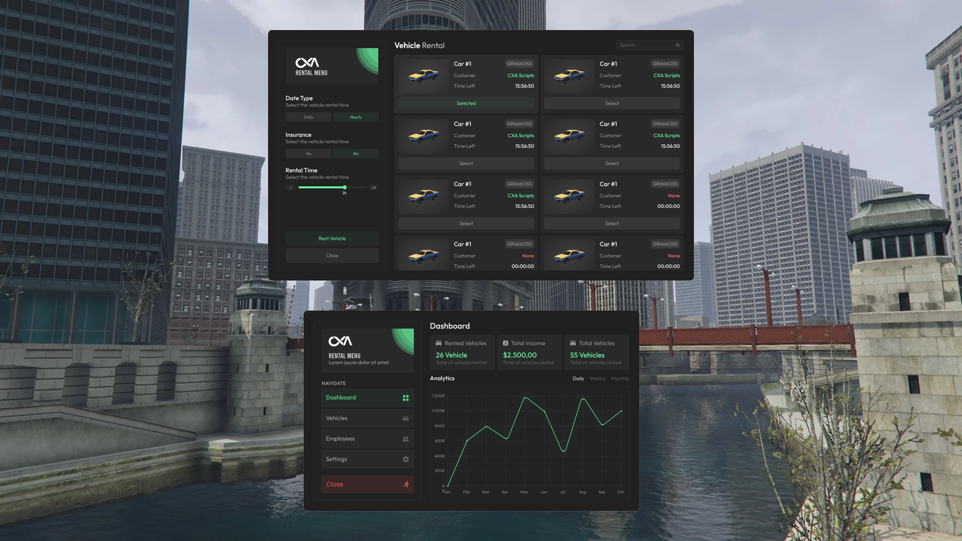Cxa Rental System Beta