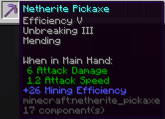 Netherite Pickaxe