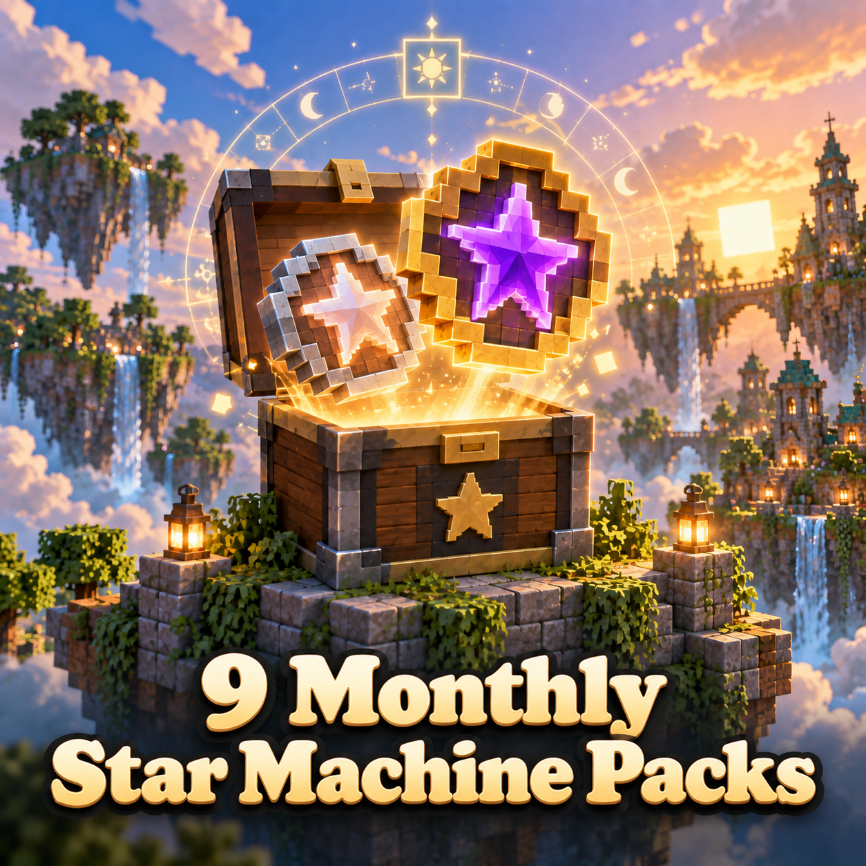 9 Monthly Star Machine Packs