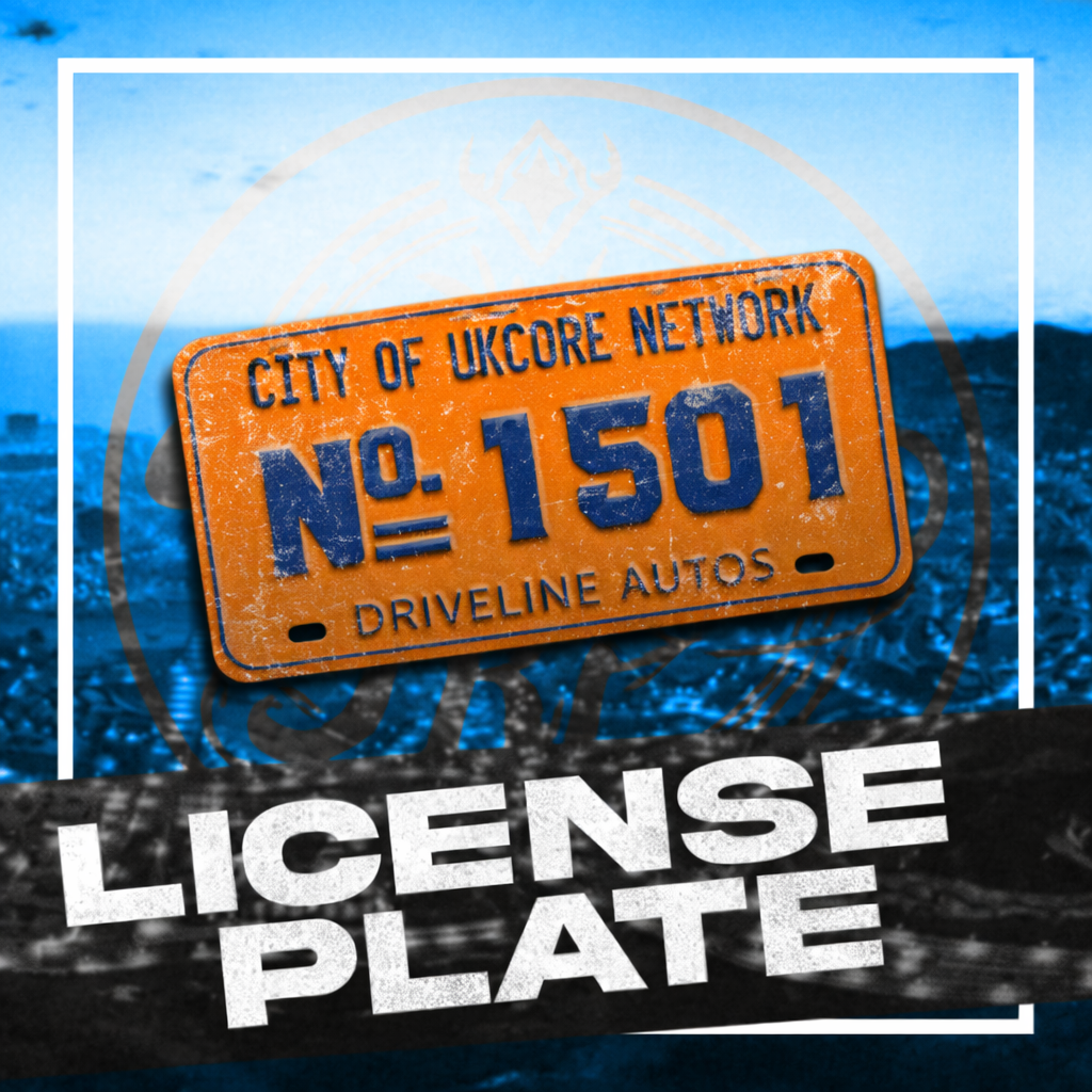 CUSTOM LICENSE PLATE