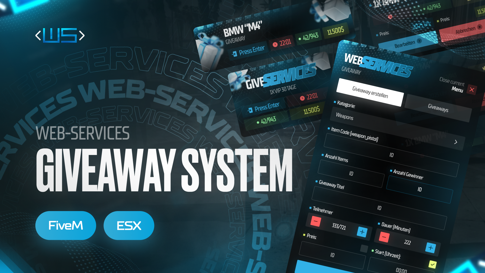 ws_giveaway - FiveM Script Preview