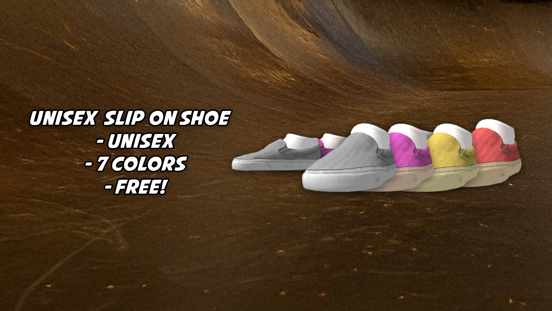 Unisex Slip On Shoes