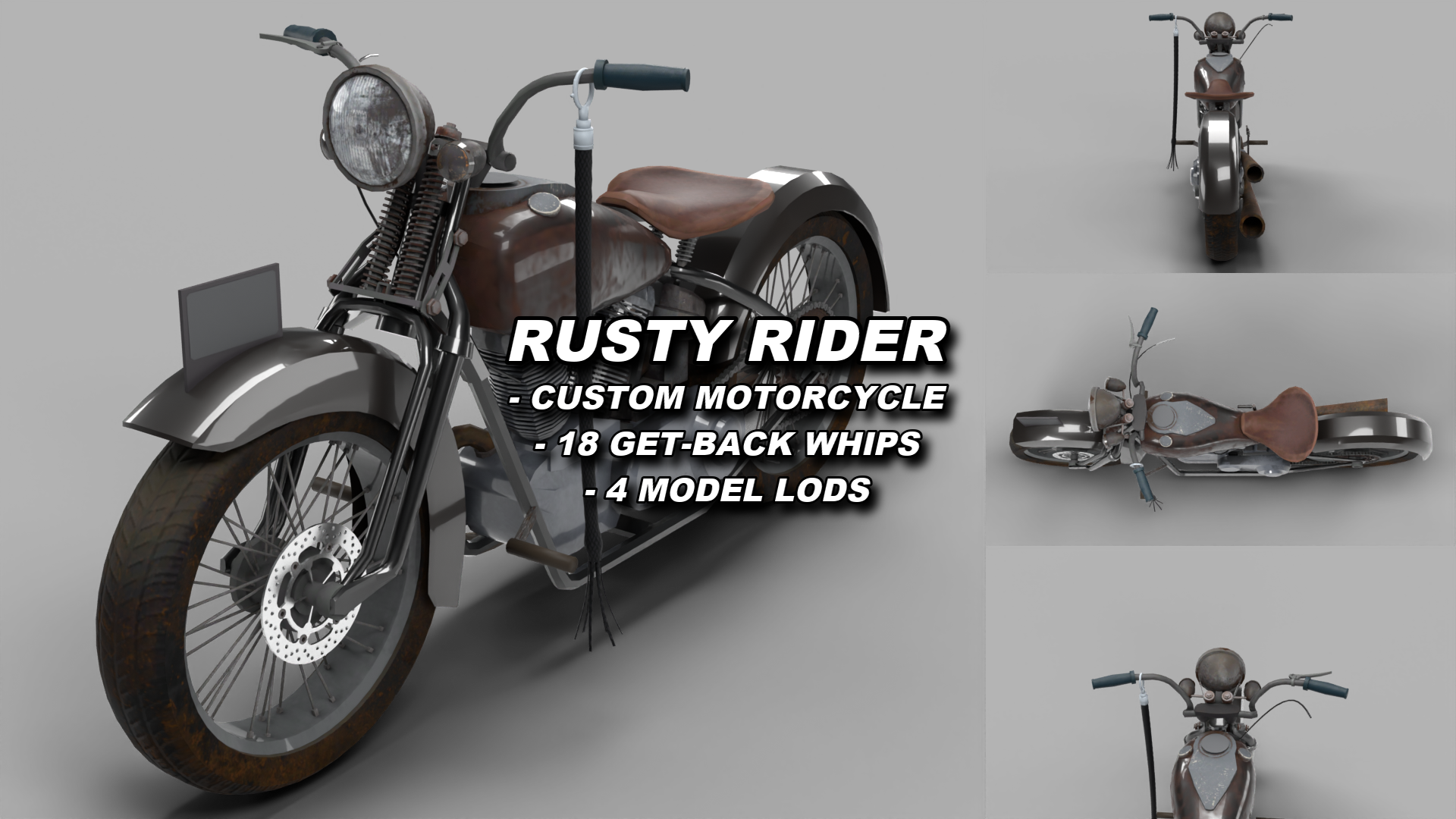 Rusty Rider Motorcycle