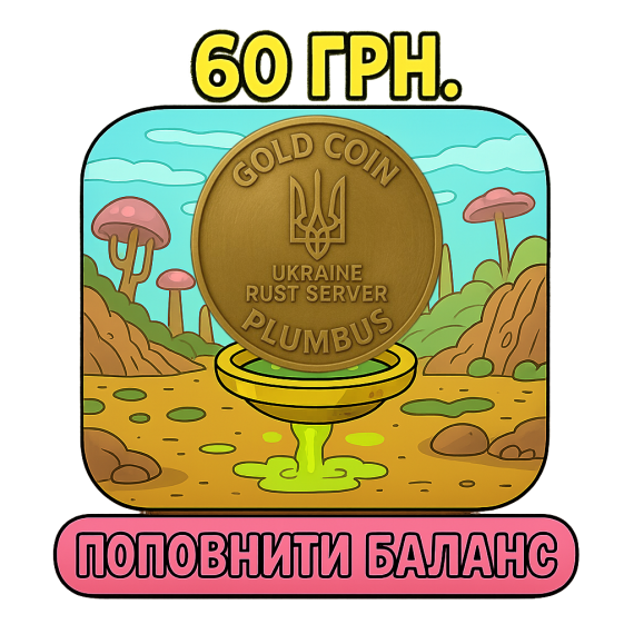 Поповнення рахунку на 60 грн у грі