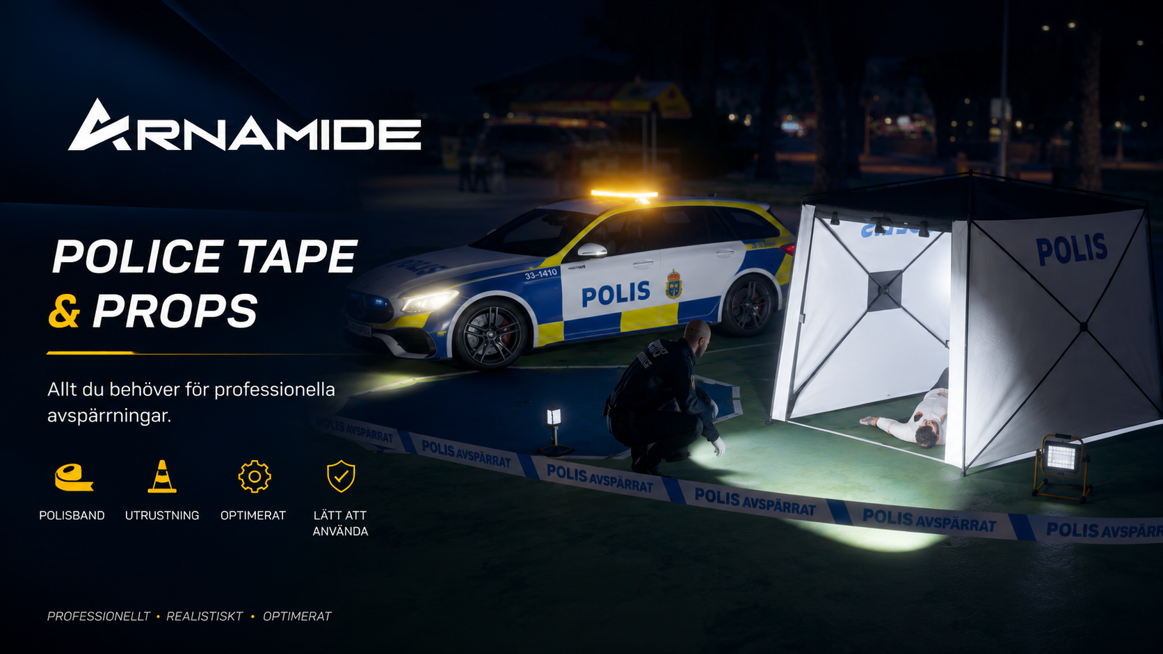 Arnamide  Police Tape & Props