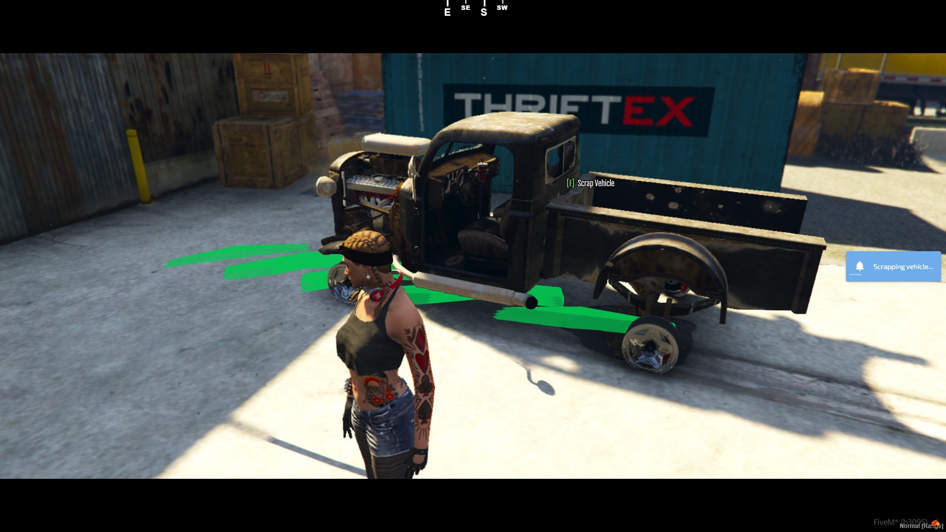 Scrappable Player Vehicle