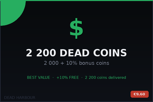 2 000 Dead Coins (+10% bonus)