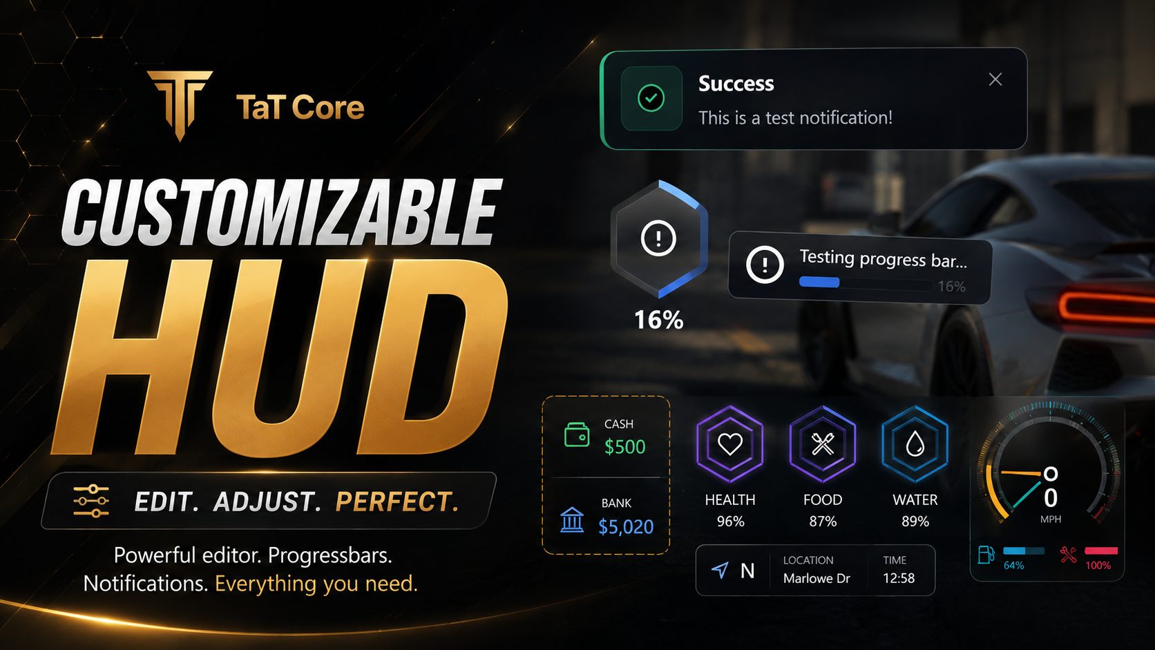 TaT Core UI [ QBOX/CUSTOM Version]