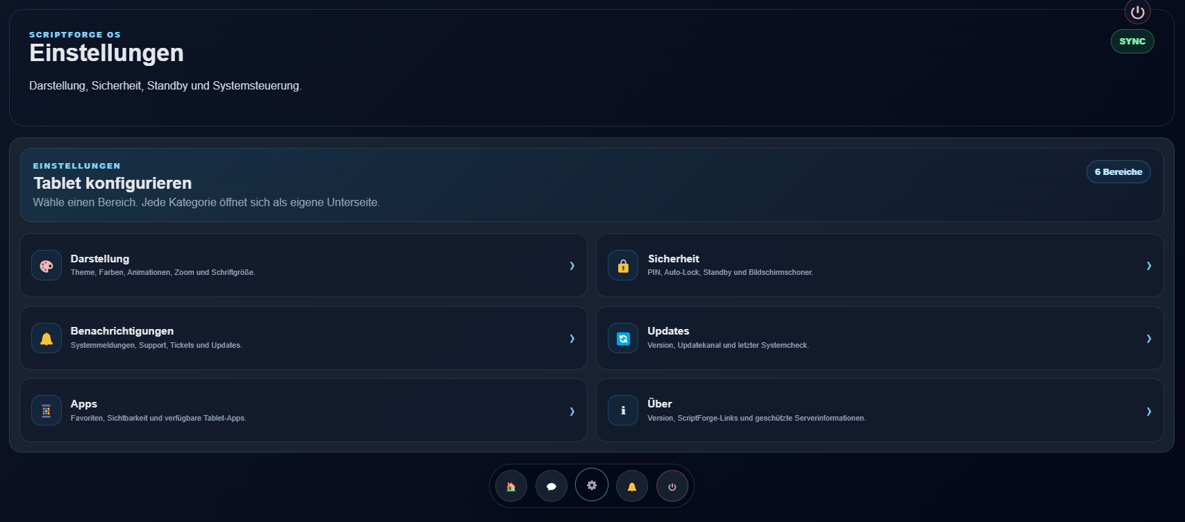 SF Tablet – Zentrale ScriptForge-Plattform für FiveM