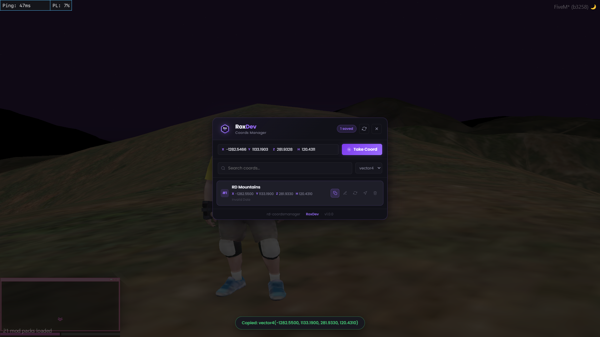 RD Coords Manager (Escrowed)