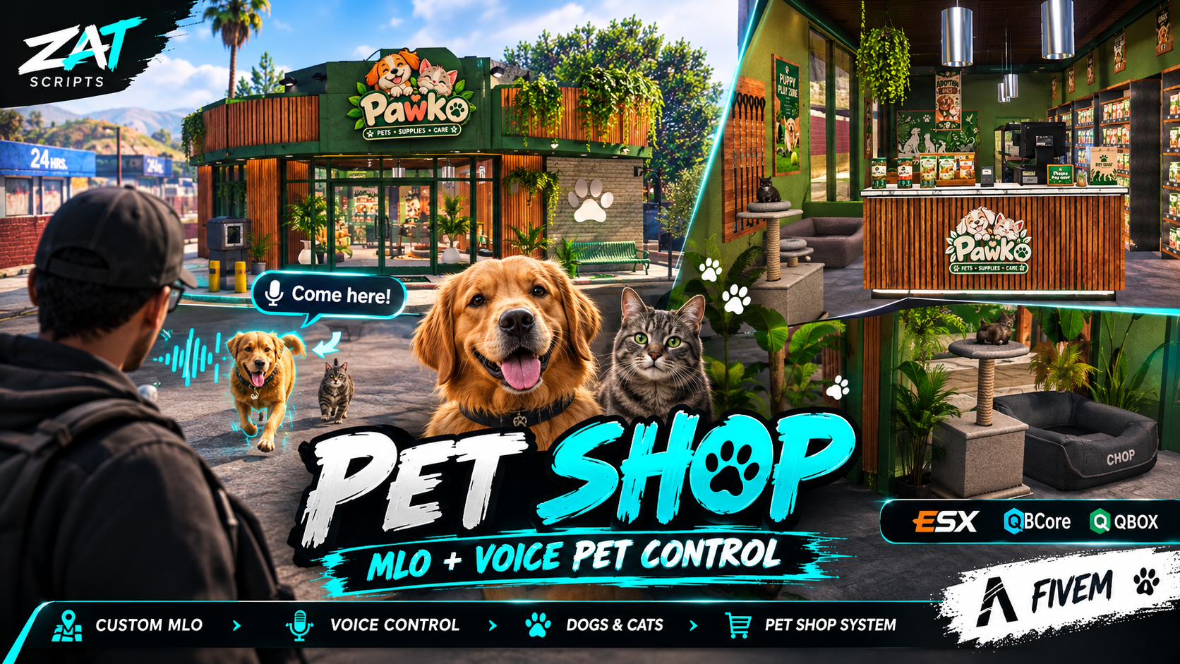 ZaT Pet Shop and MLO