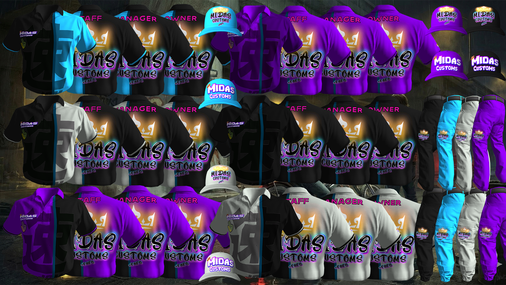 Midas Customs Uniform Bundle