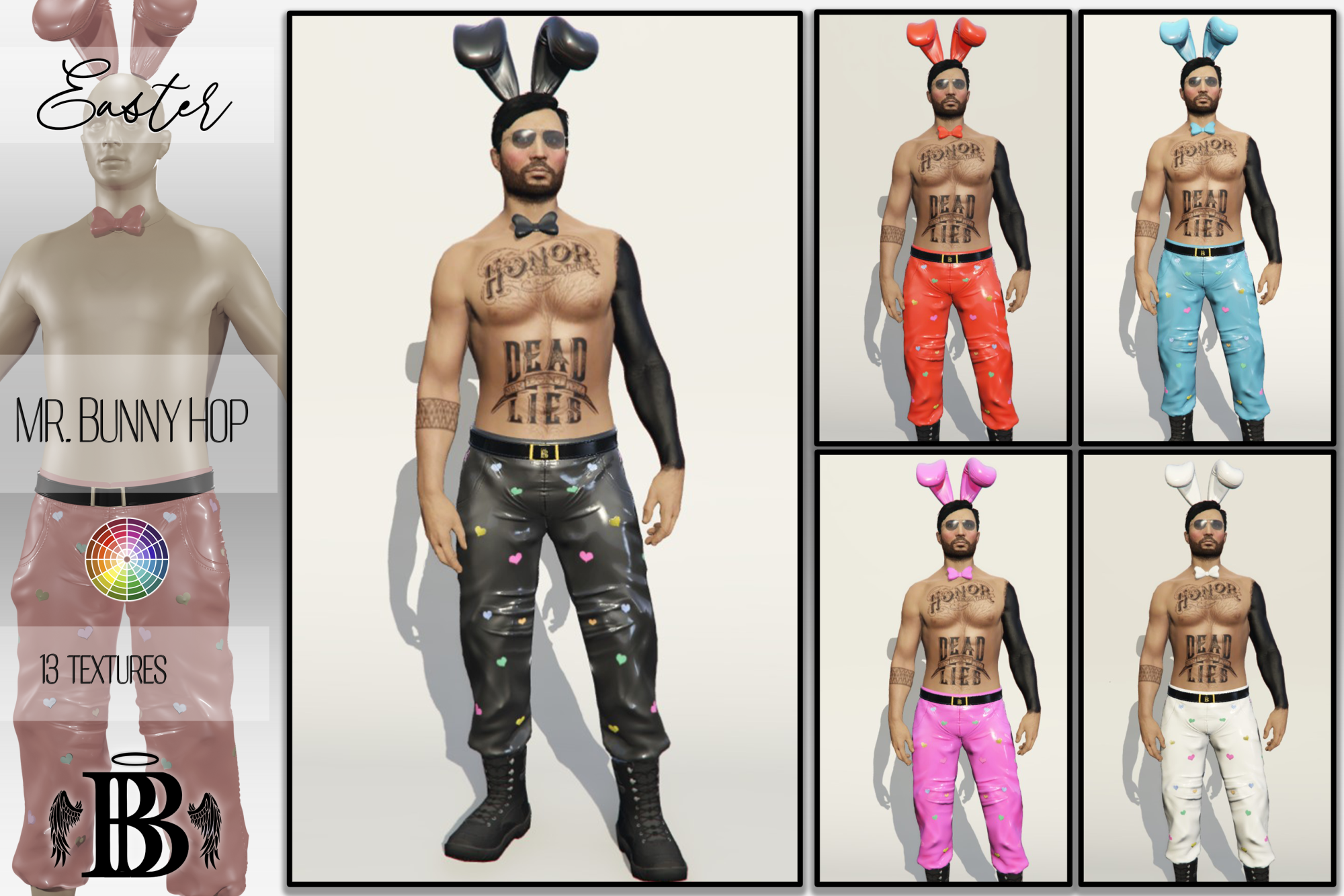 Mr Bunny Hop Male Set