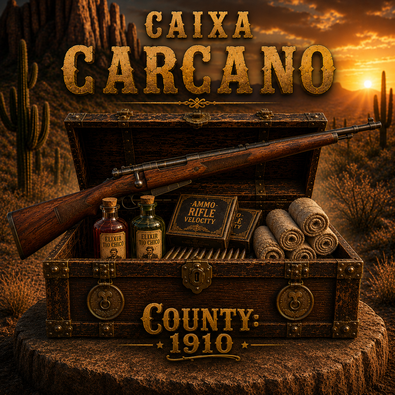 Caixa Carcano Rifle