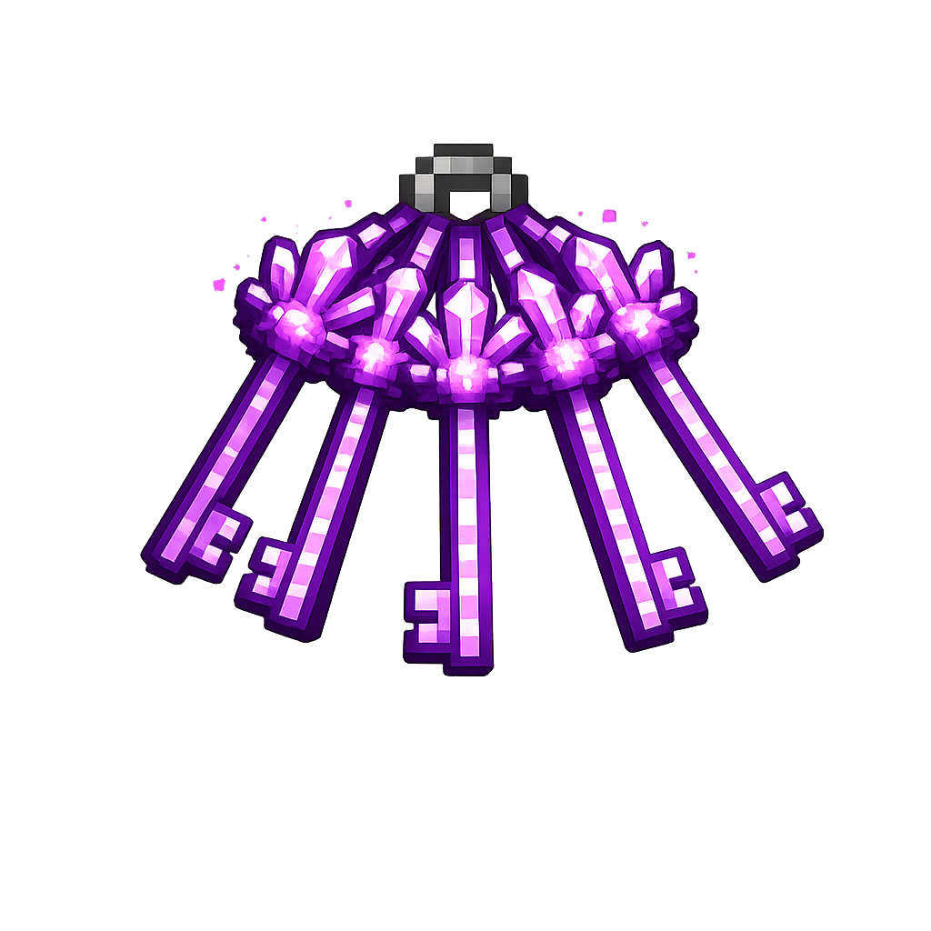 5 Amethyst Key's