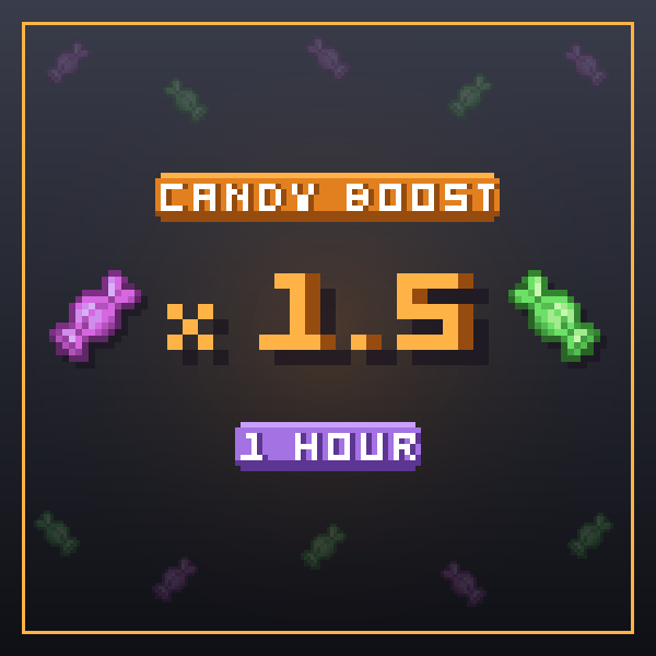 Candy Boost x1.5 - 1 Hour