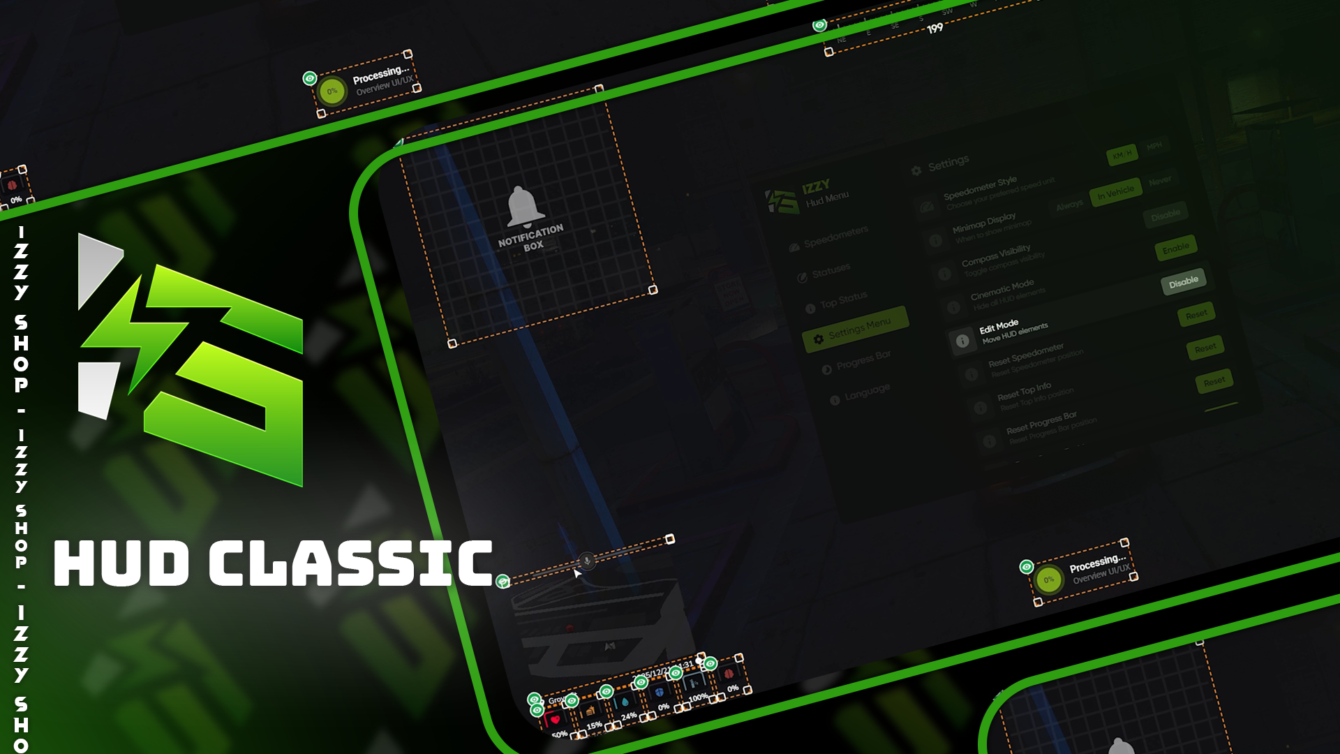 [Classic Hud] ESCROW QBCORE ESX QBOX