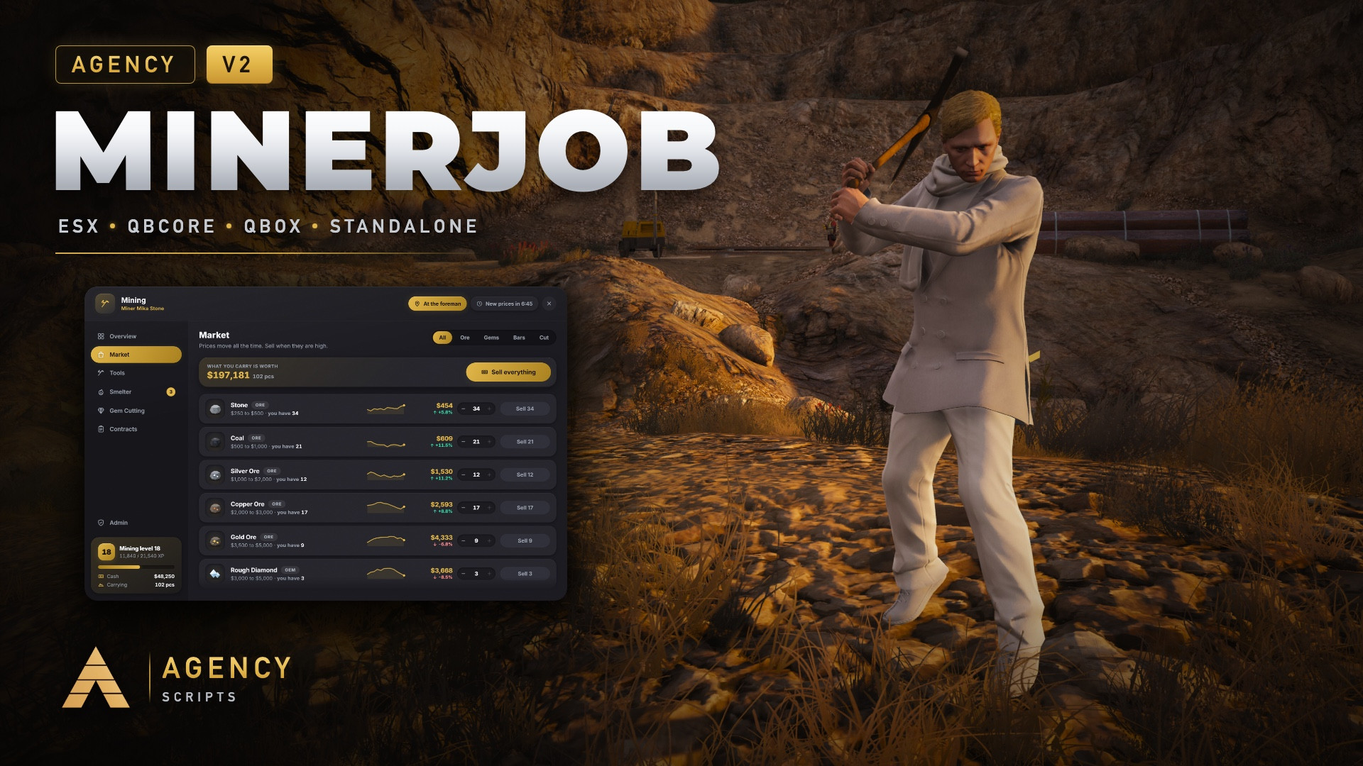 Agency-Minerjob V2