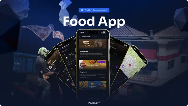 Bezorg app voor restaurants met delivery drivers
