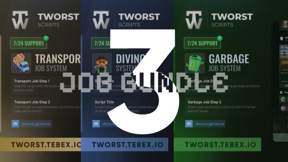 [3-in-One Job Bundle (3 Multiplayer Job)] ESCROW 20% 4