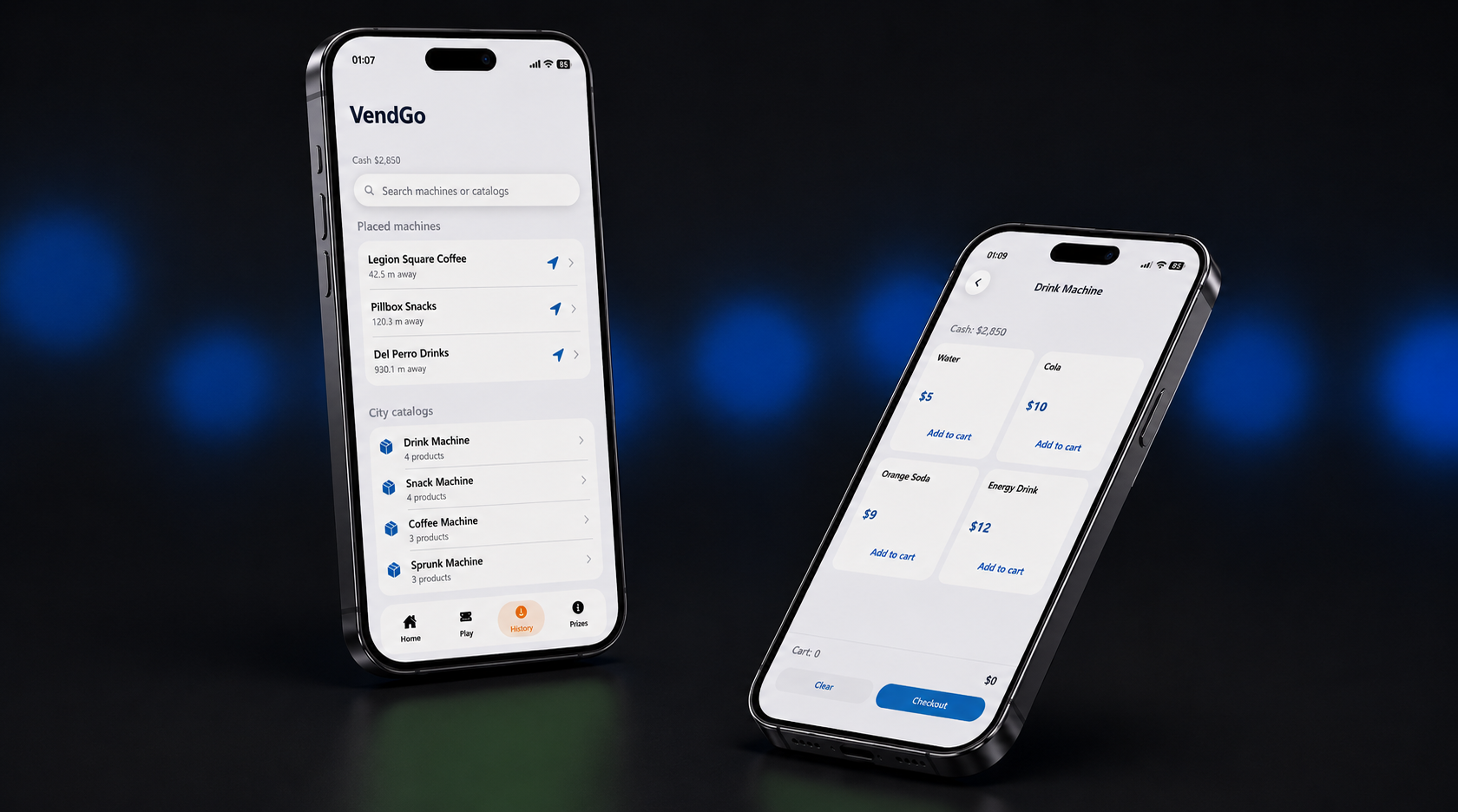 Vending Machine App