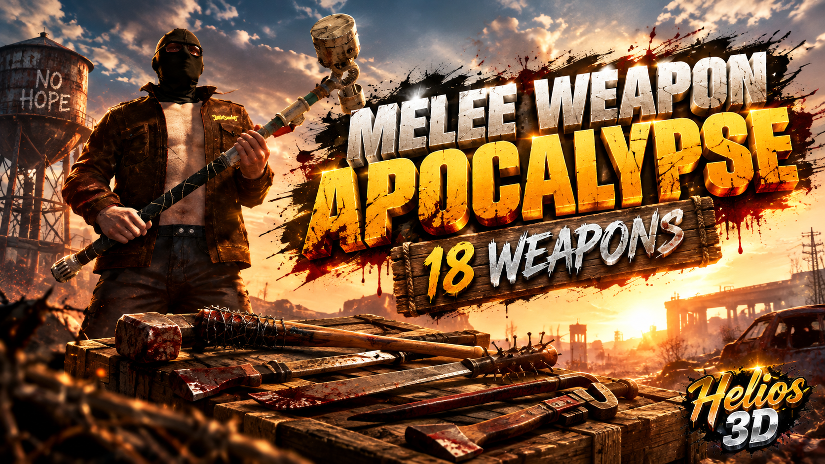 Melee Weapon Apocalypse | 18 Weapons
