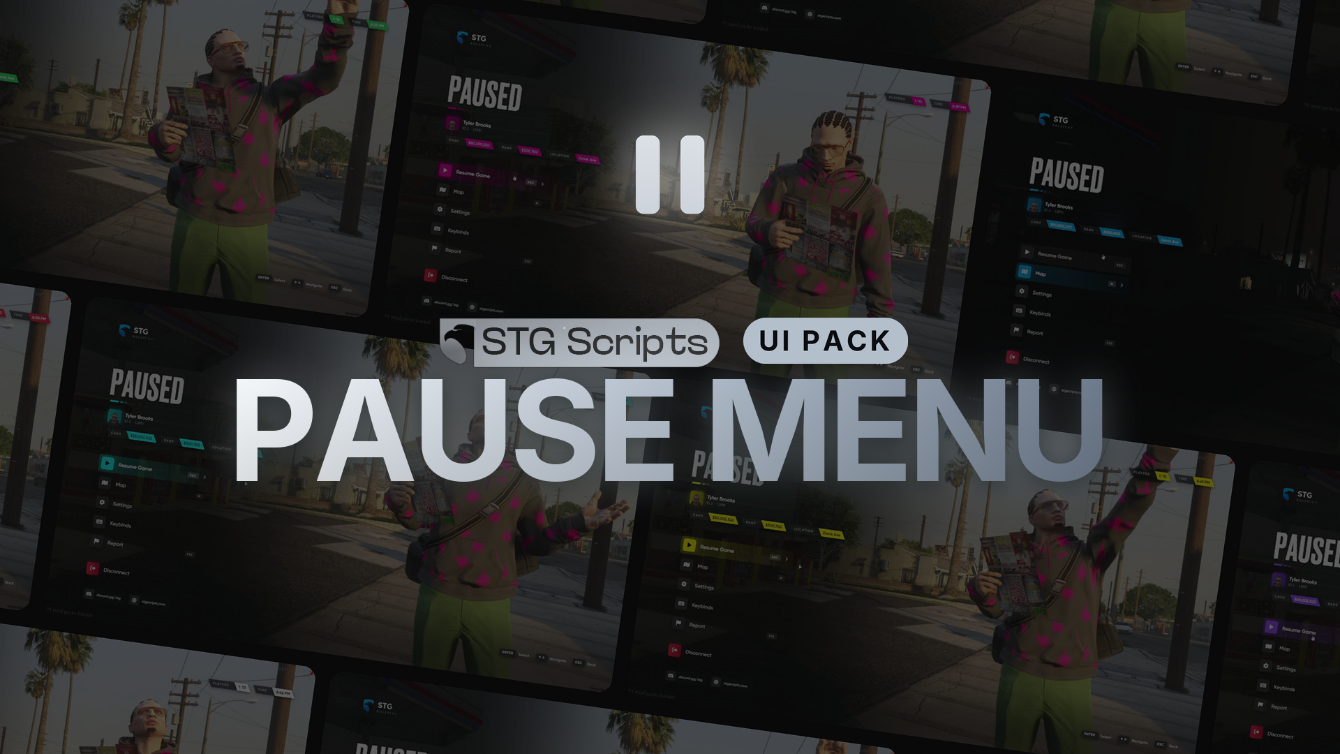 FiveM UI Pack: Pause Menu Script