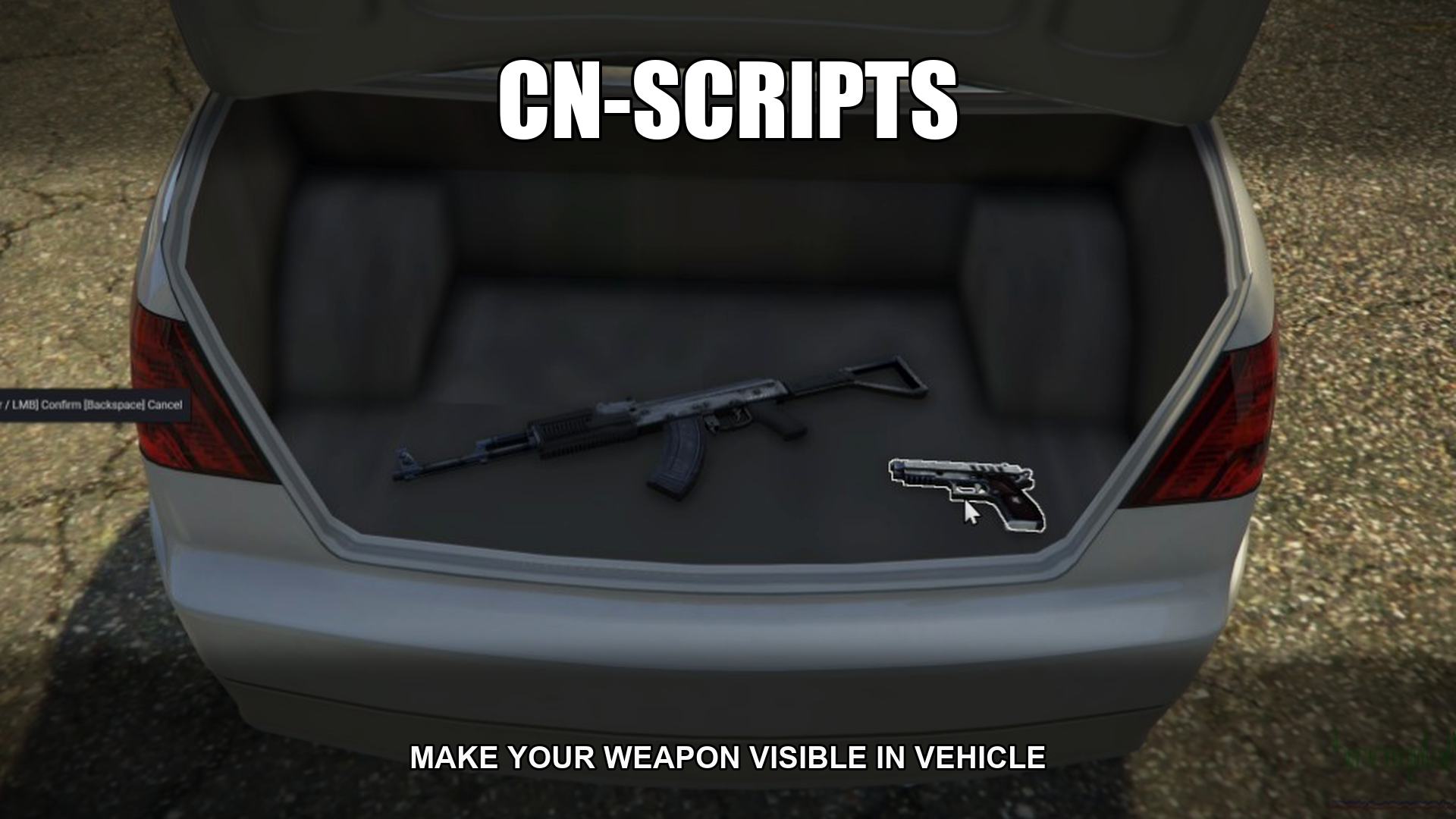 [FREE] Visible Weapons In Vehicle