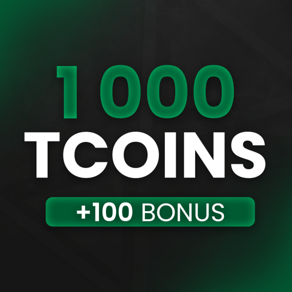 1.000 TCoins (+100 Bonus)
