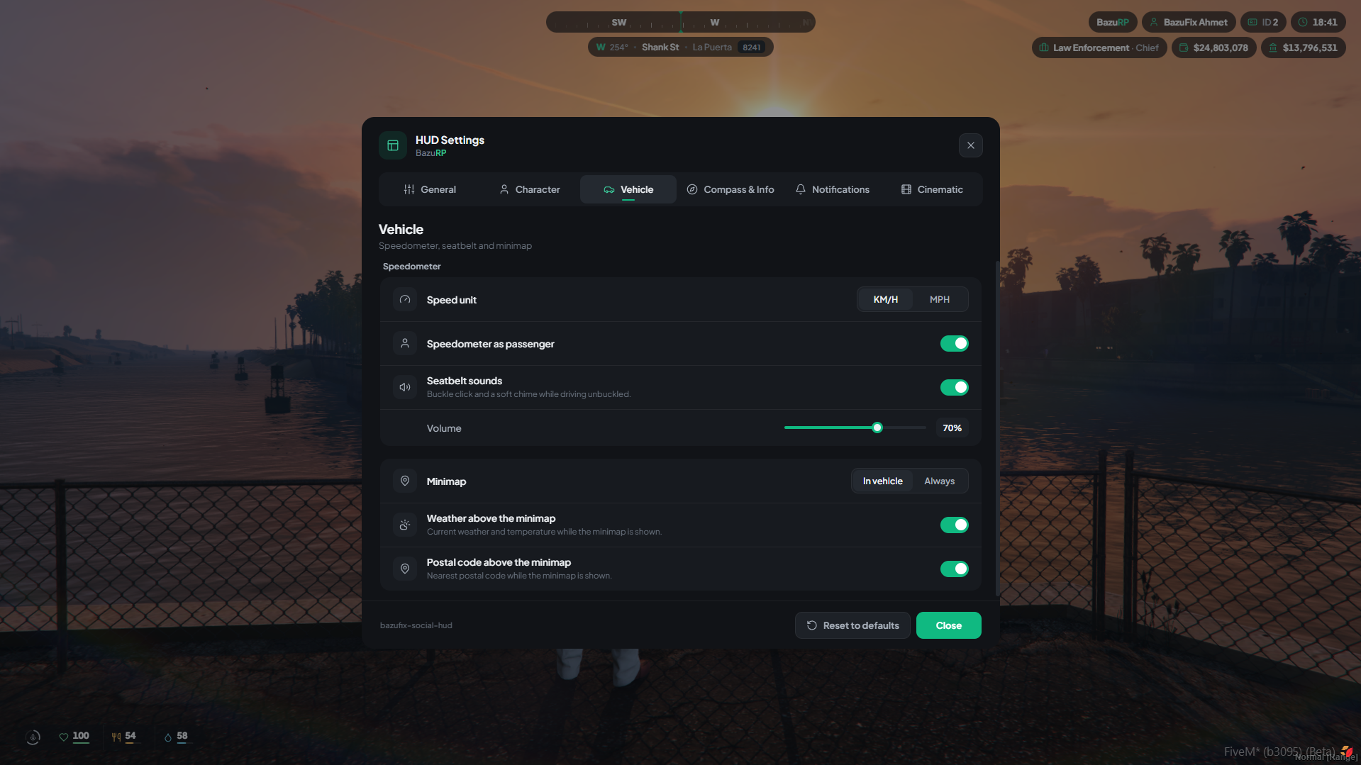 BazuFix Social HUD