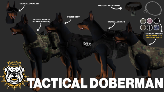 Version 1 > Version 2 - Tactical Doberman