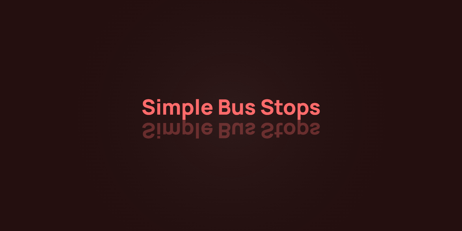 Bus Stops