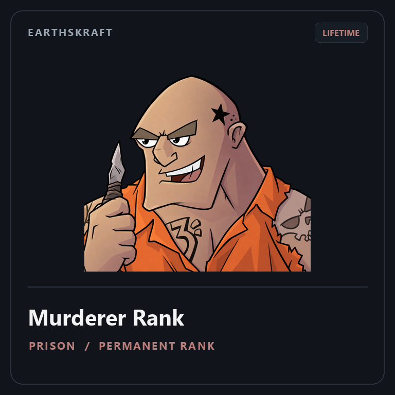 Murderer Rank [LIFETIME]