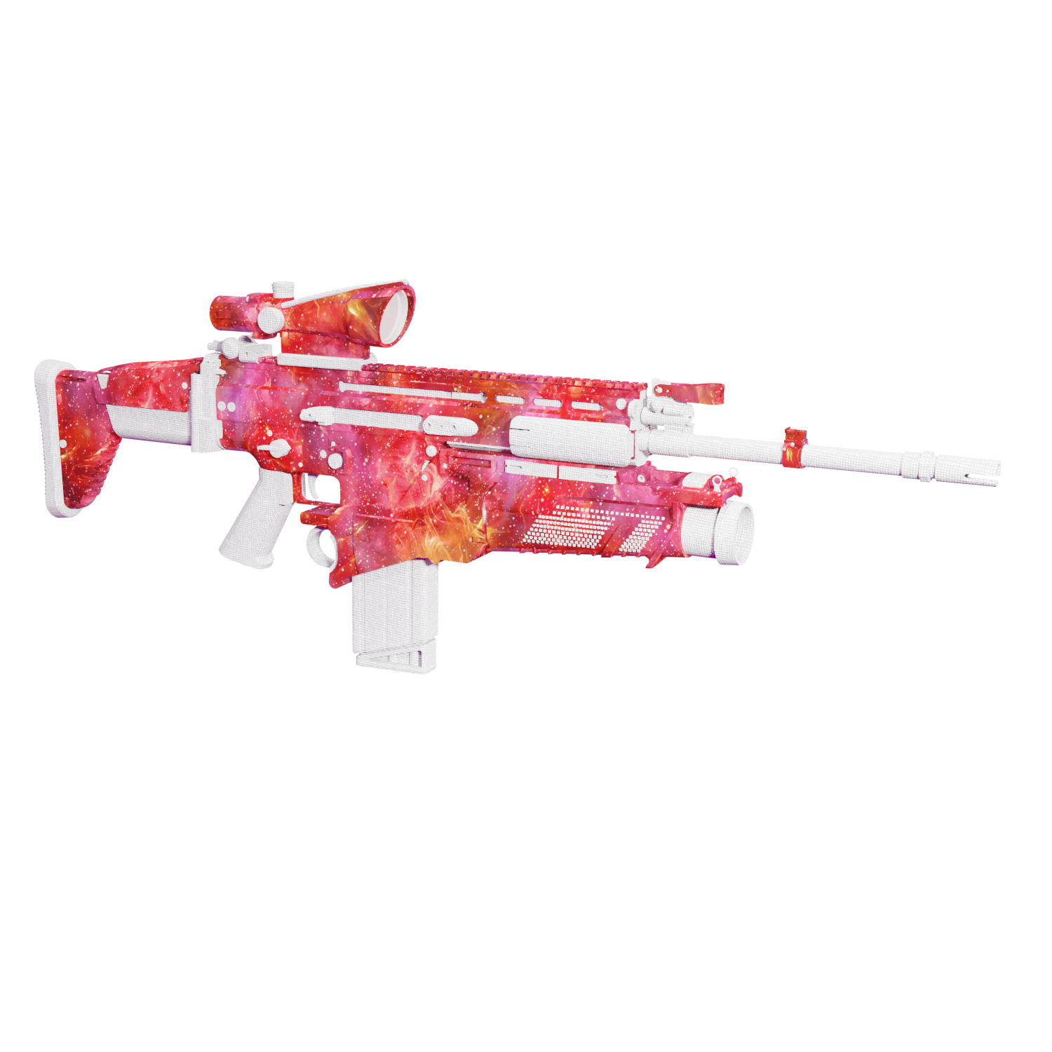 Red Galaxy Scar