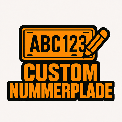 Bil: Custom Nummerplade