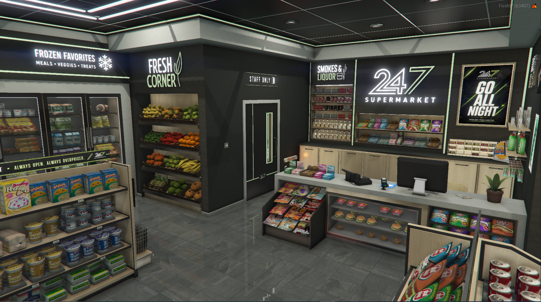 Modern 24/7 Supermarket