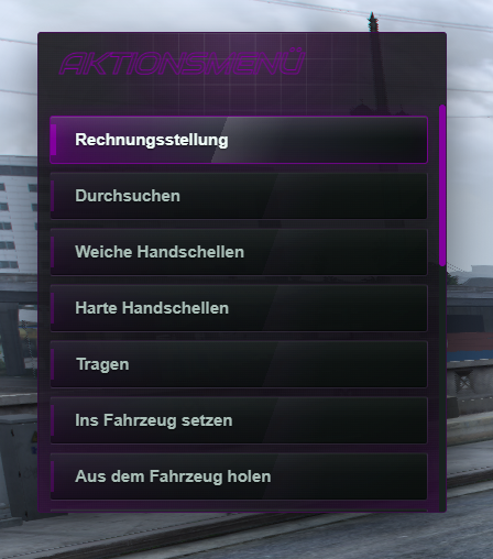 ESX Menu Default redesign by CV_Scripts